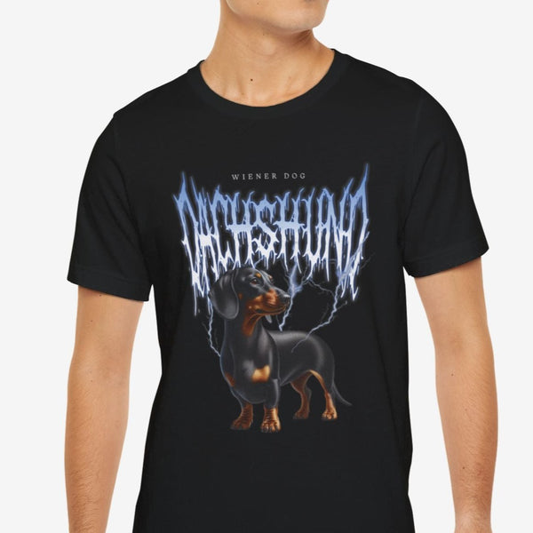 Dachshund Metal T-  Shirt - Dachshund Shirt for Men - Dachshund Dad Shirt